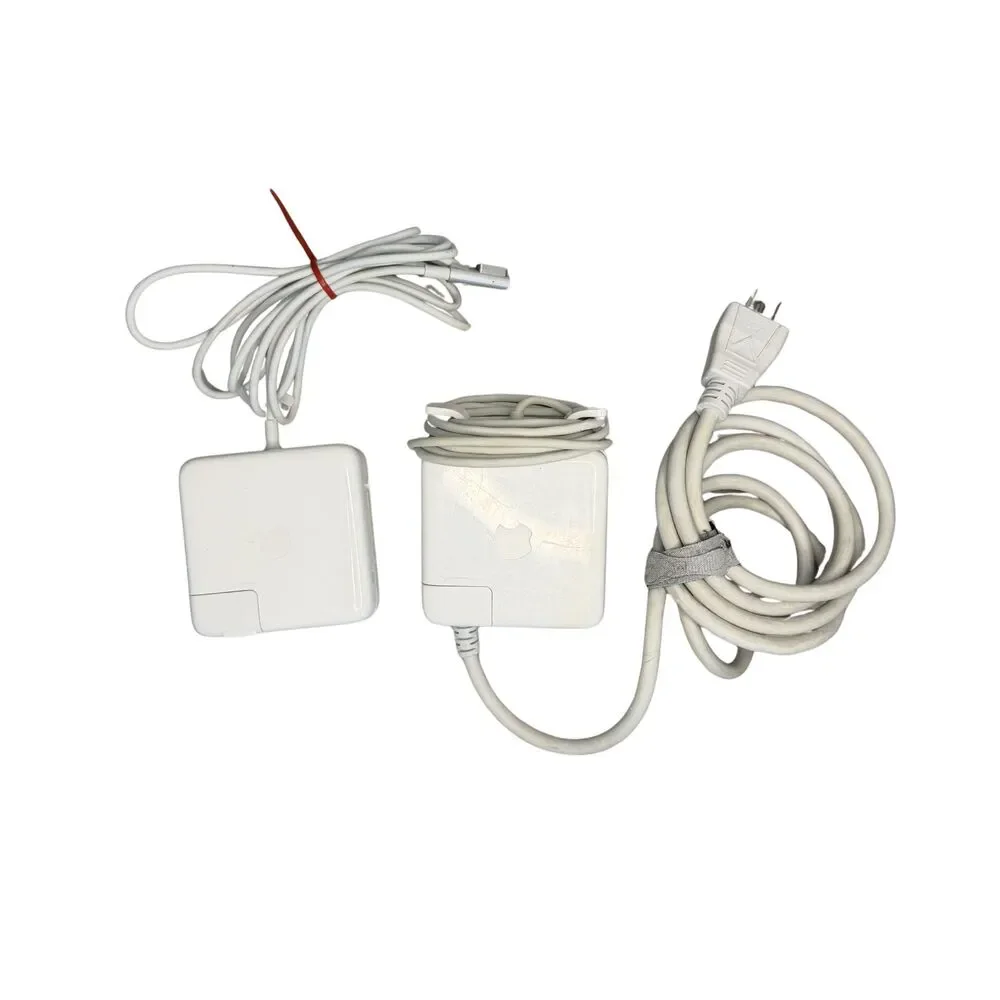 2-Pack Apple A1344 60w L-Tip Power Adapter Charger for MacBook Pro Gently Used
